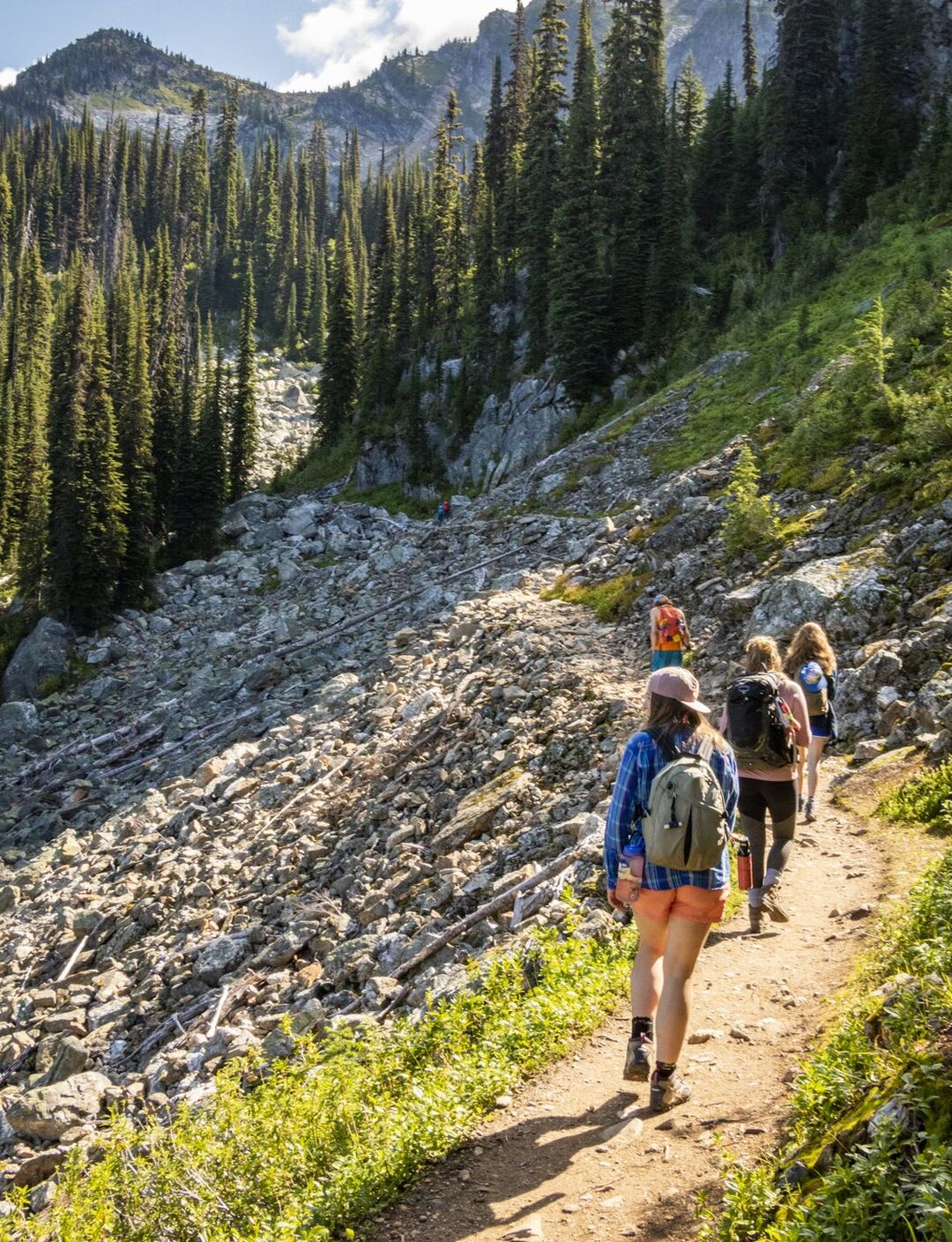 Hiking Eva Lake Mount Revelstoke National Park alpine