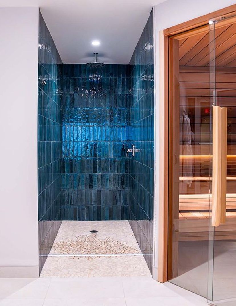 sauna and shower room