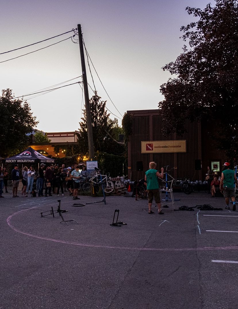 biking games in parking lot