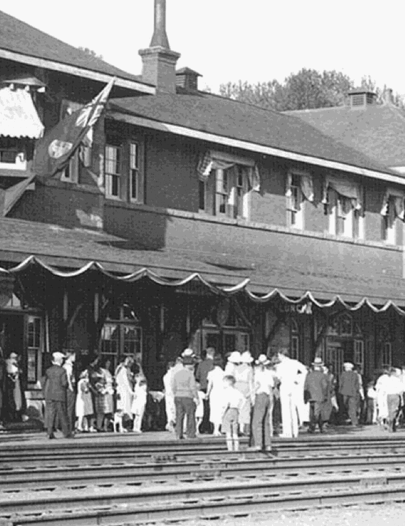 revelstoke train station heritage photo