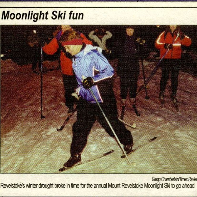 news article about moonlight ski