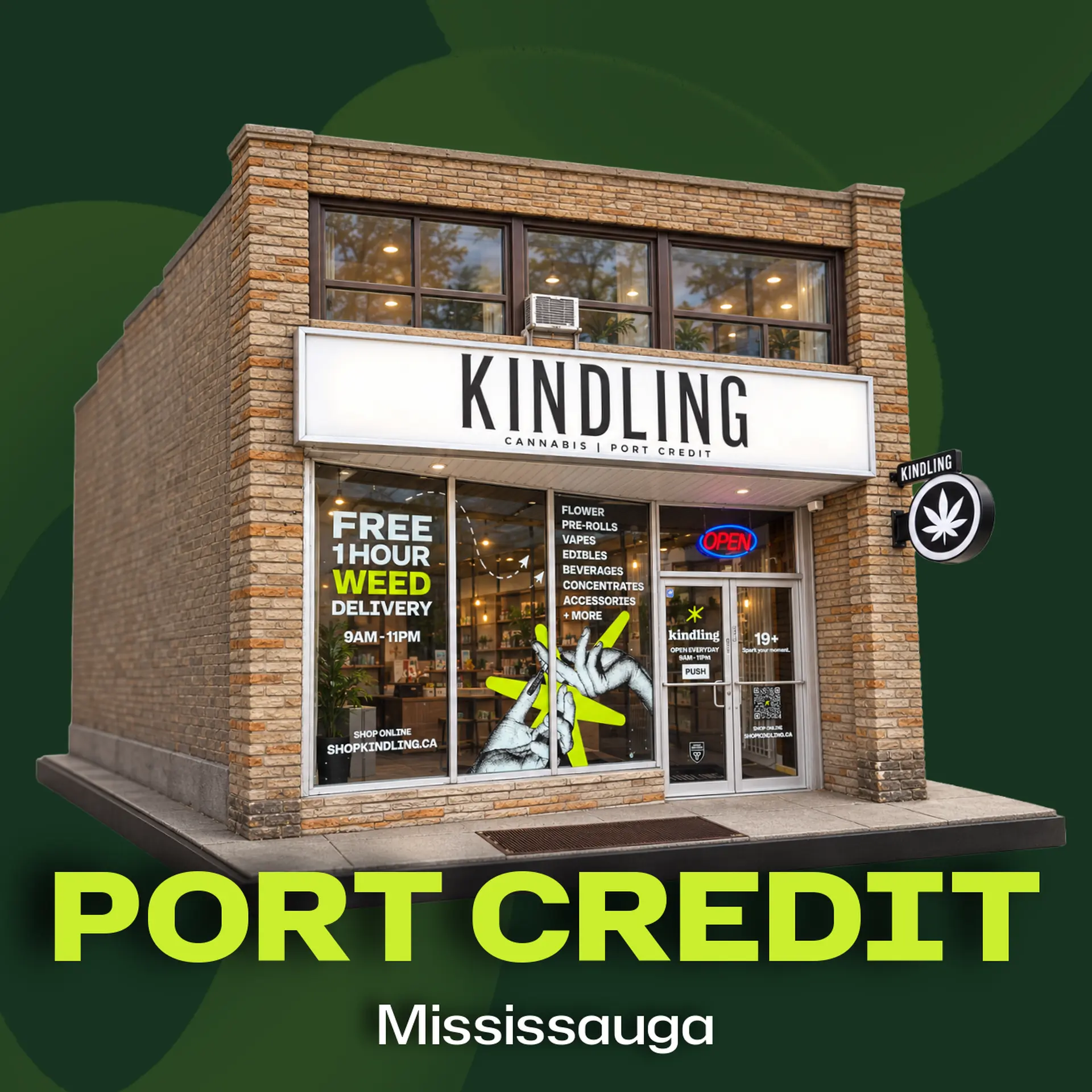 kindling cannabis 1 hour free delivery location thumbnail