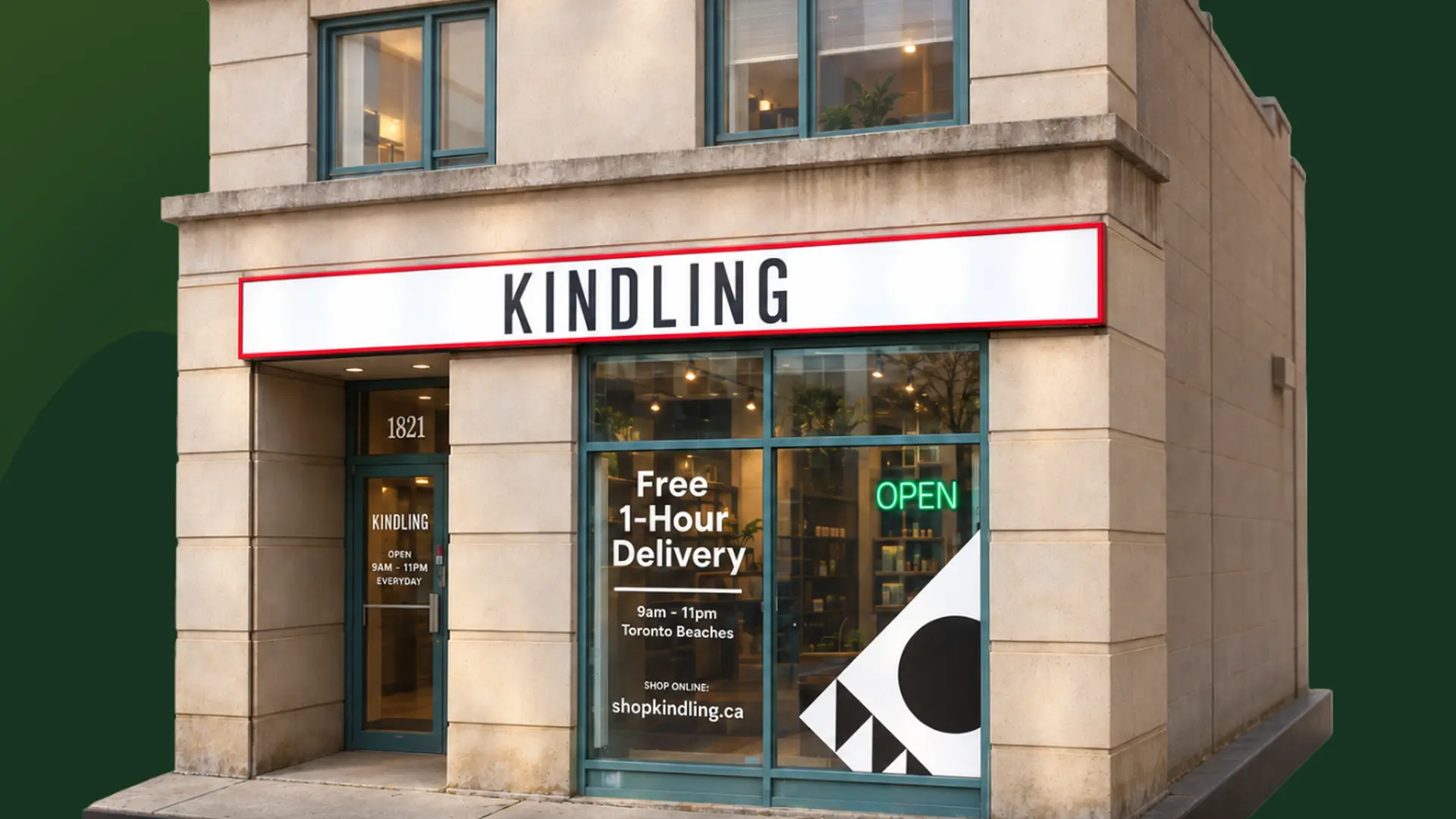 kindling cannabis 1 hour free delivery location thumbnail
