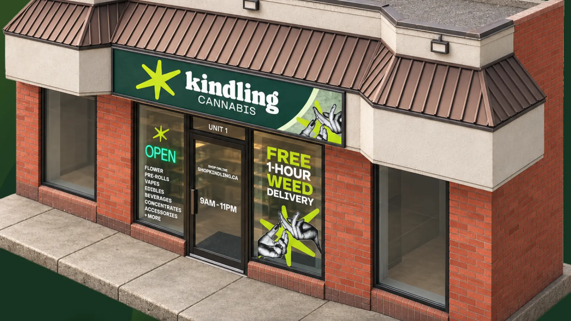 kindling cannabis 1 hour free delivery location thumbnail