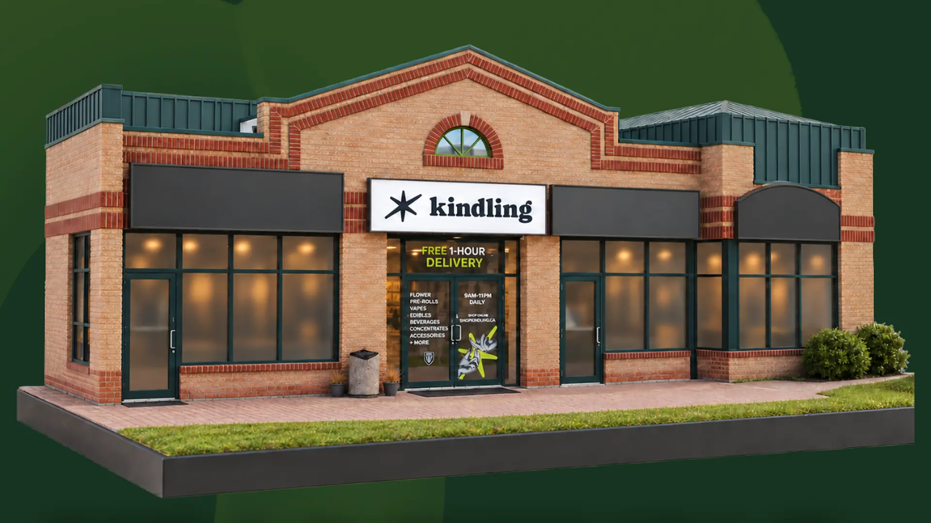 kindling cannabis 1 hour free delivery location thumbnail