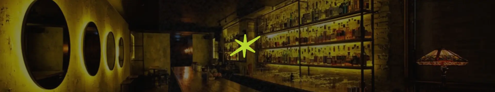 bar setting gallery drinks dark kindling cannabis dispensary logo