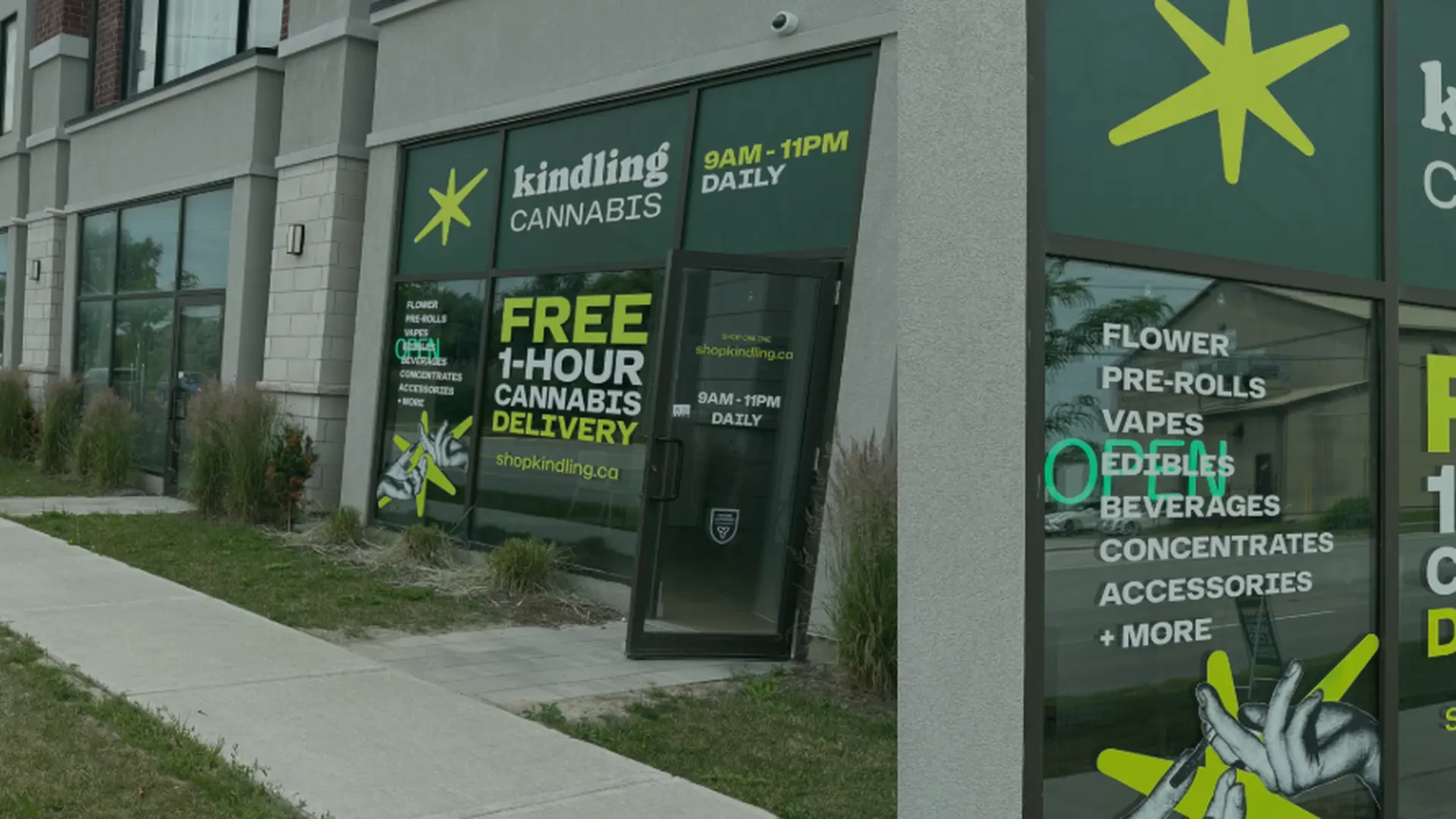 kindling cannabis 1 hour free delivery home page hero bradford grand opening