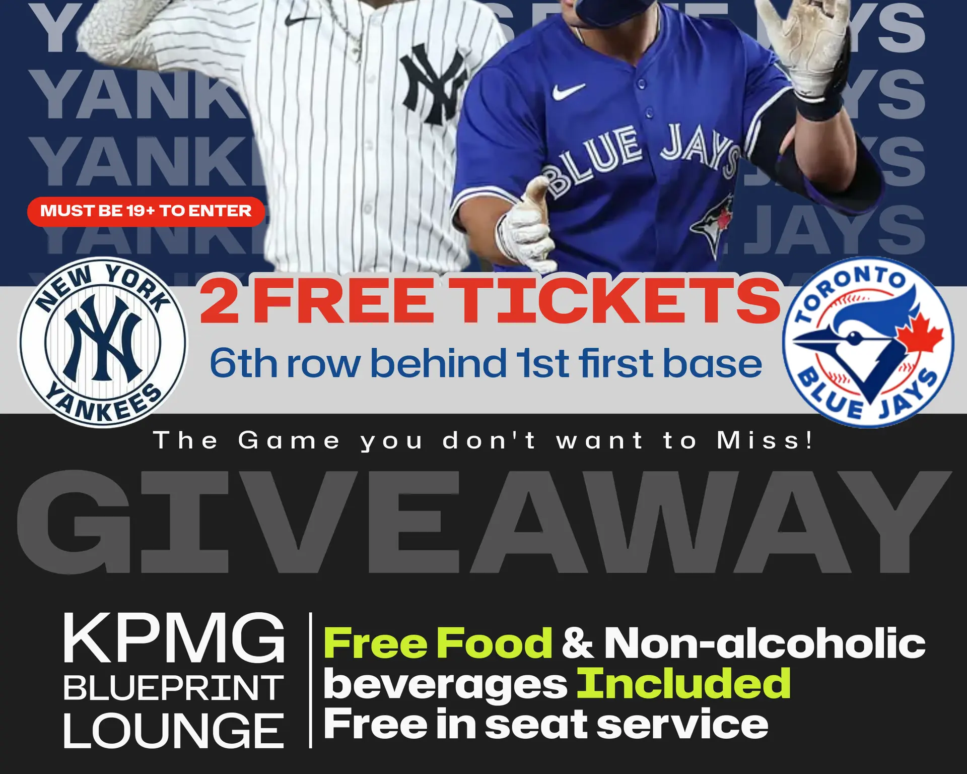 Image of Blue Jays vs Yankees Giveaway