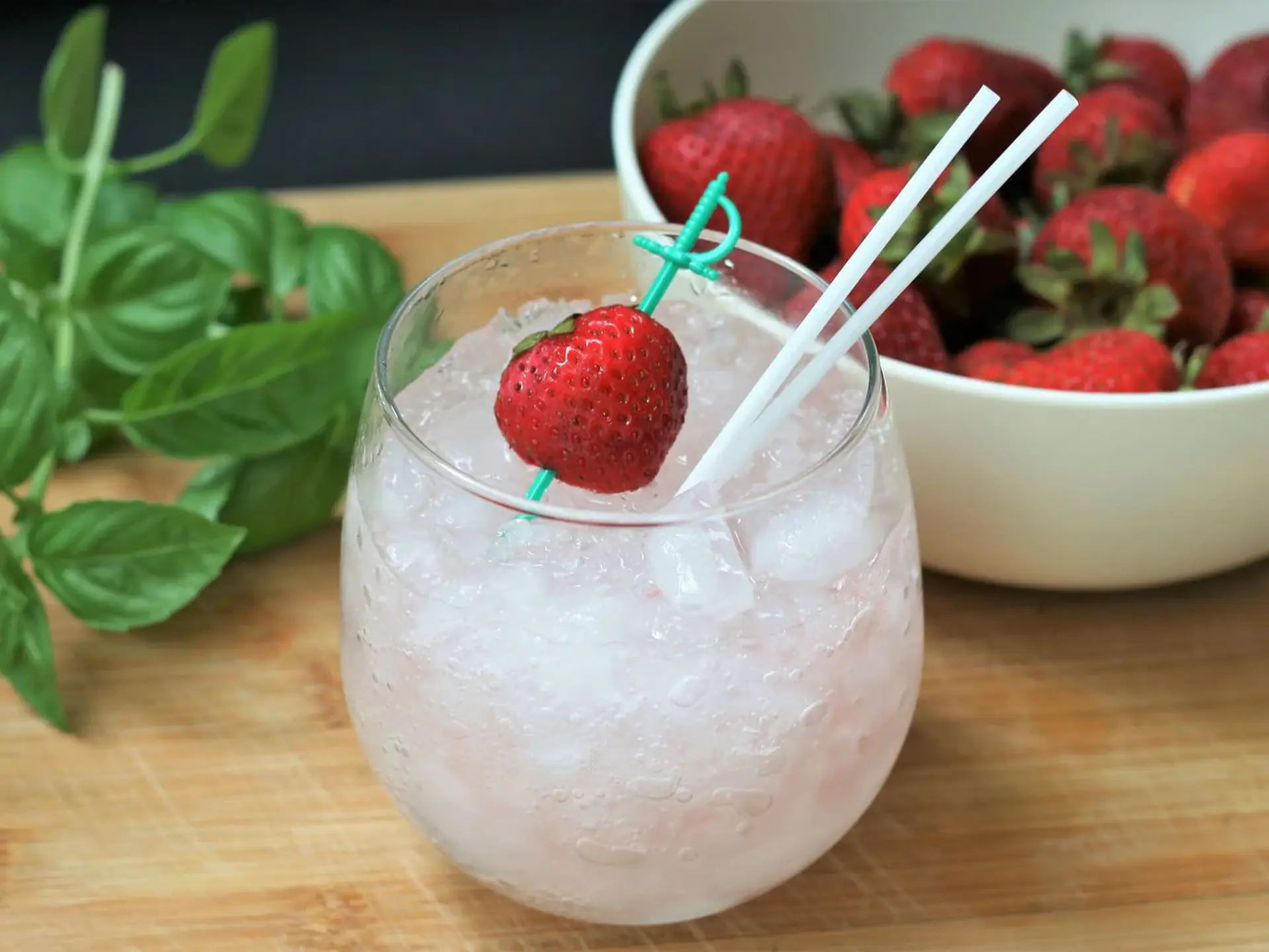 RECIPE: Cannabis Infused Berry Basil Seltzer