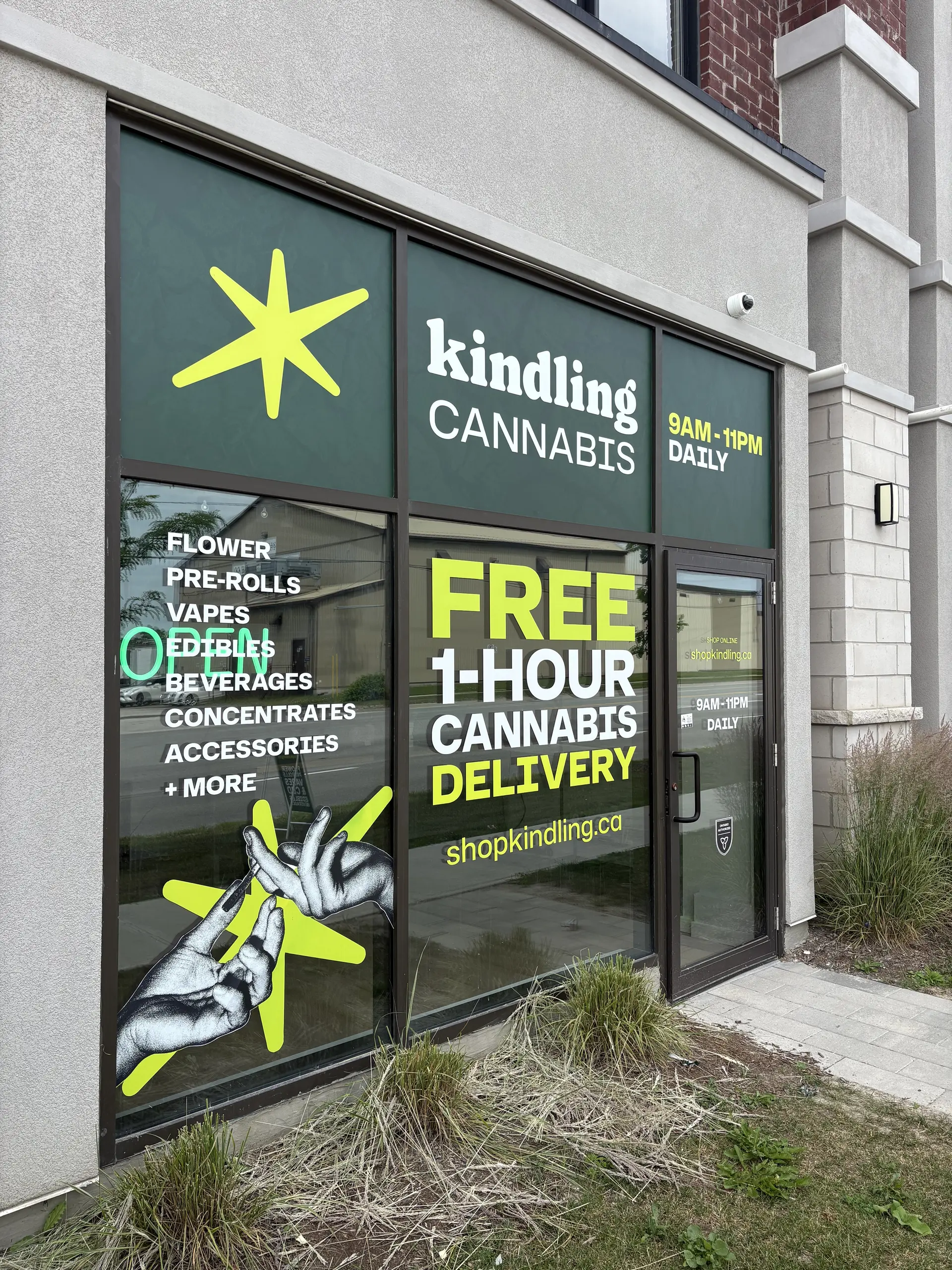 kindling cannabis 1 hour free delivery home page hero bradford grand opening