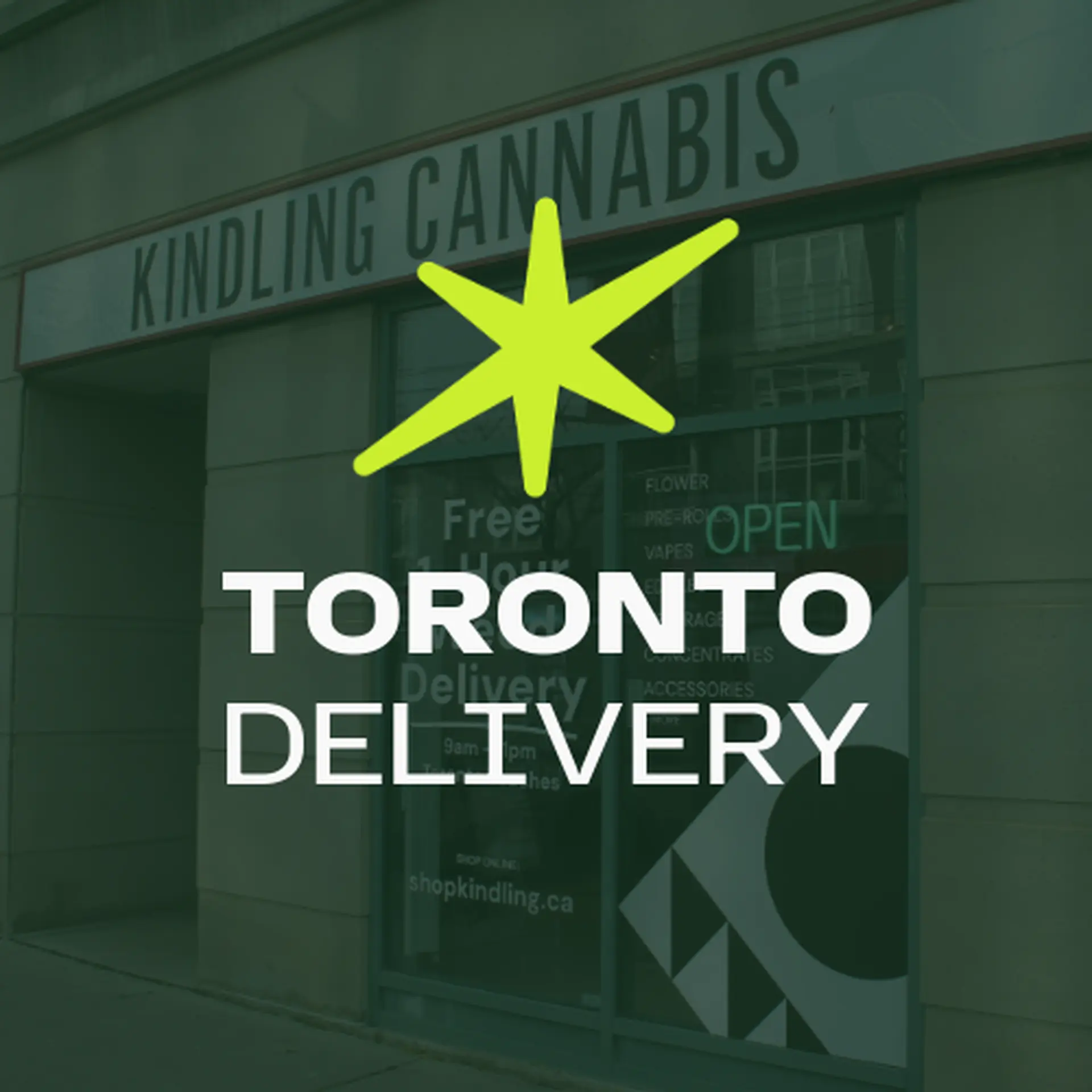 kindling cannabis delivery service under 1 hour store toronto