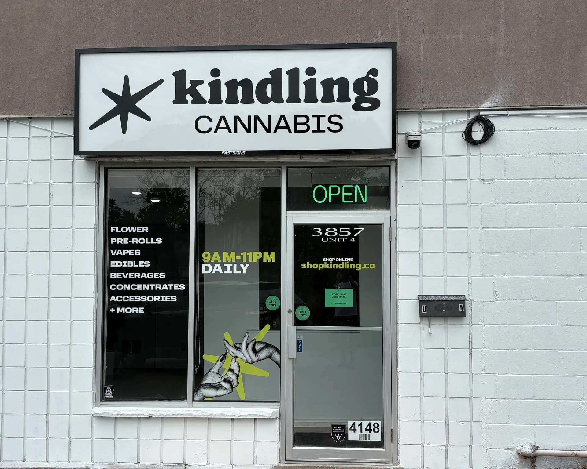 kindling cannabis 1 hour free delivery home page hero Windsor thumbnail