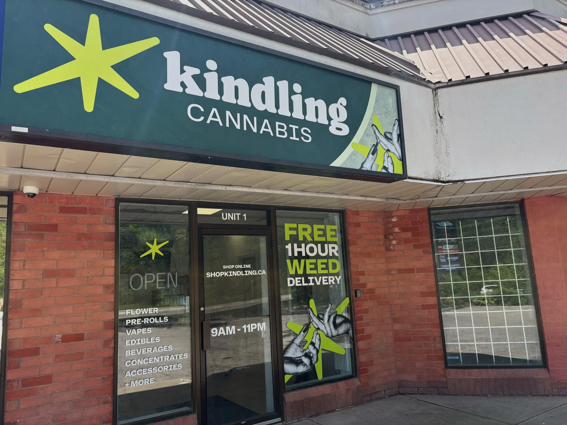 kindling cannabis 1 hour free delivery home page hero london ontario