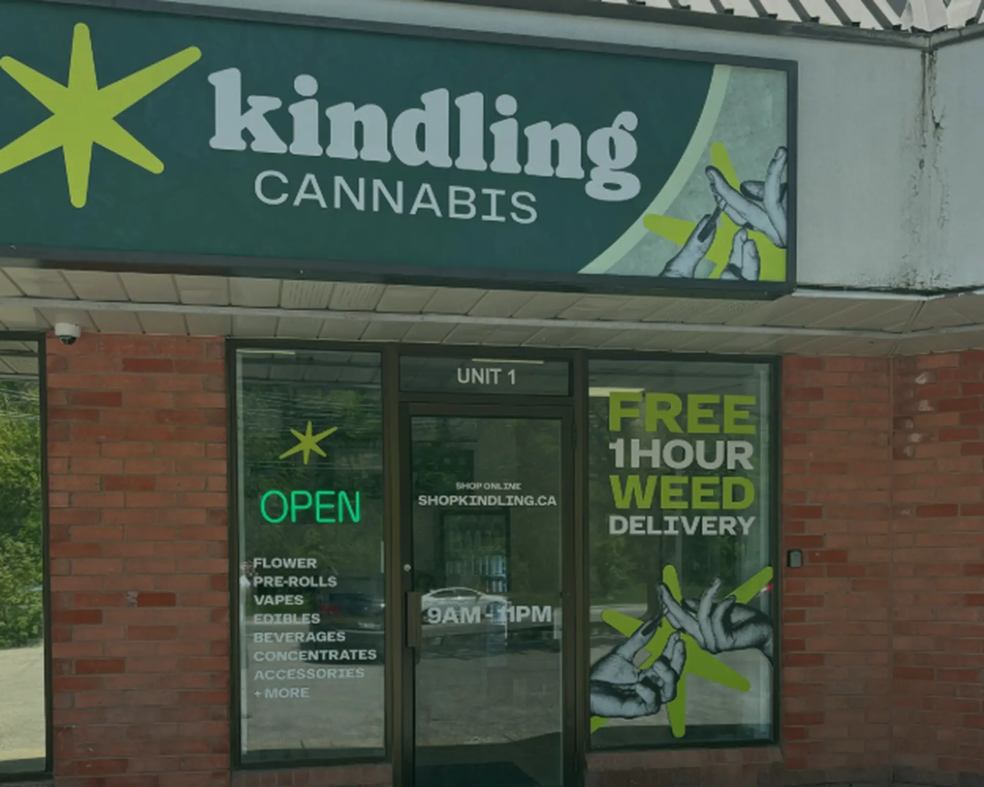 kindling cannabis 1 hour free delivery home page hero london ontario