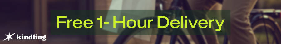 dispensary driver delivering cannabis discreetly 1-hour cannabis delivery banner in front of a biker delivering weed from a local cannabis dispensary near