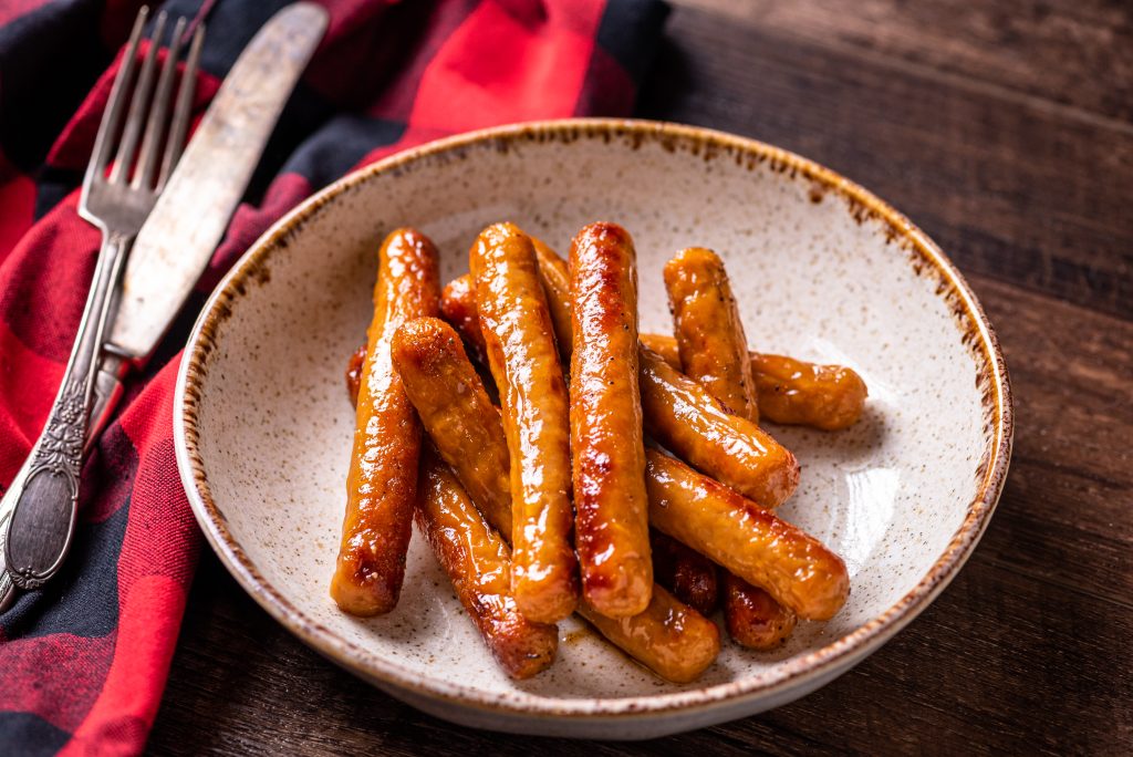 Saucisses de porc braisé à l’érable au Air fryer