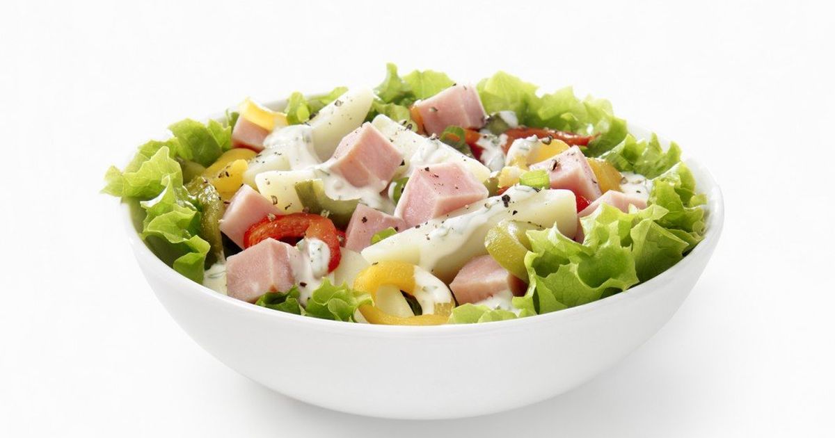 Ham salad and potatoes roasted pepper | Olymel