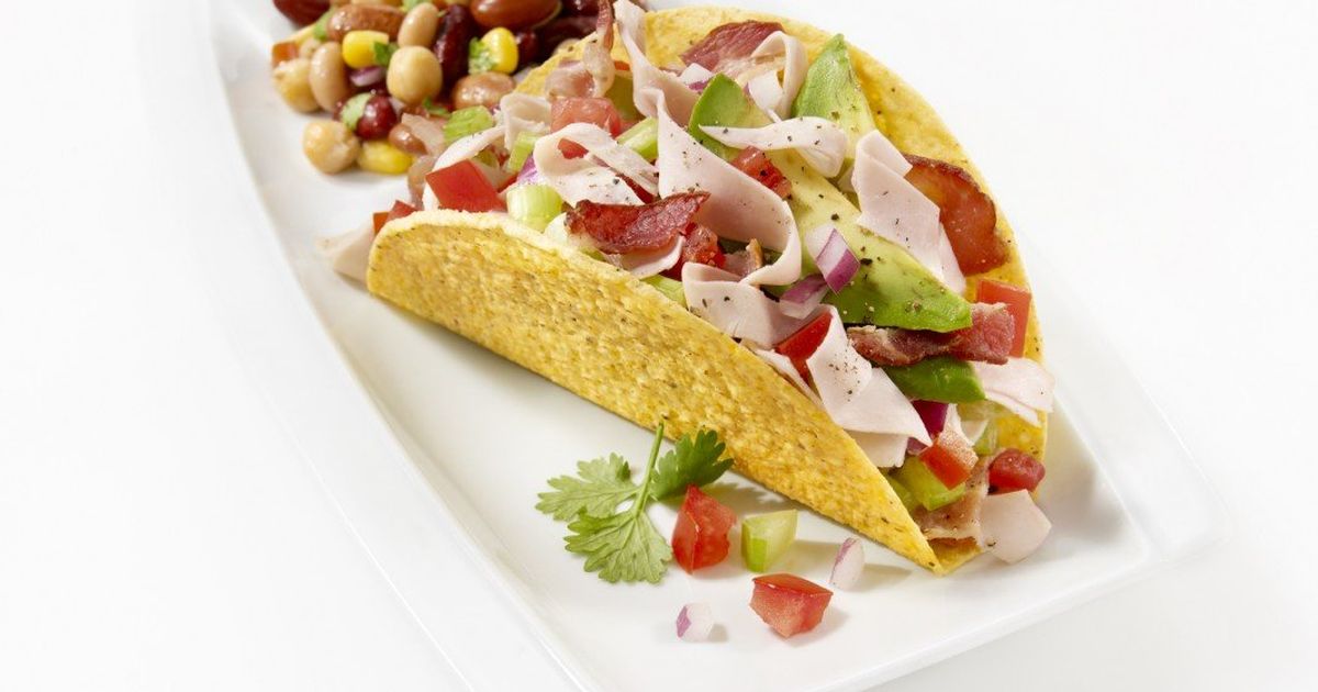 Turkey, avocado and bacon tacos | Olymel
