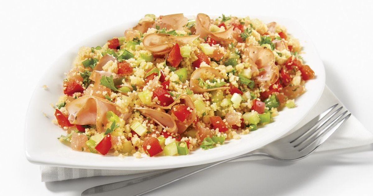 Couscous, Ham and Vegetable Salad | Olymel