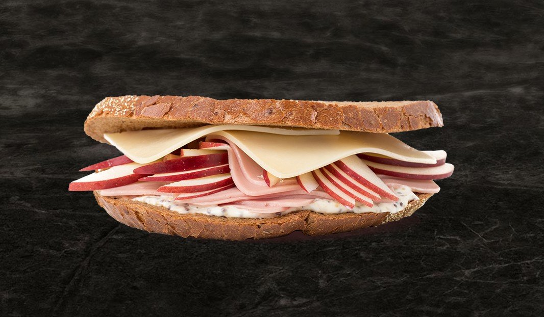 sandwich-simili-poulet-pomme-cheddar
