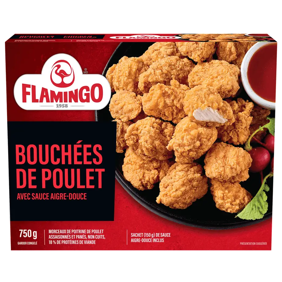 Bouchées de poulet Flamingo