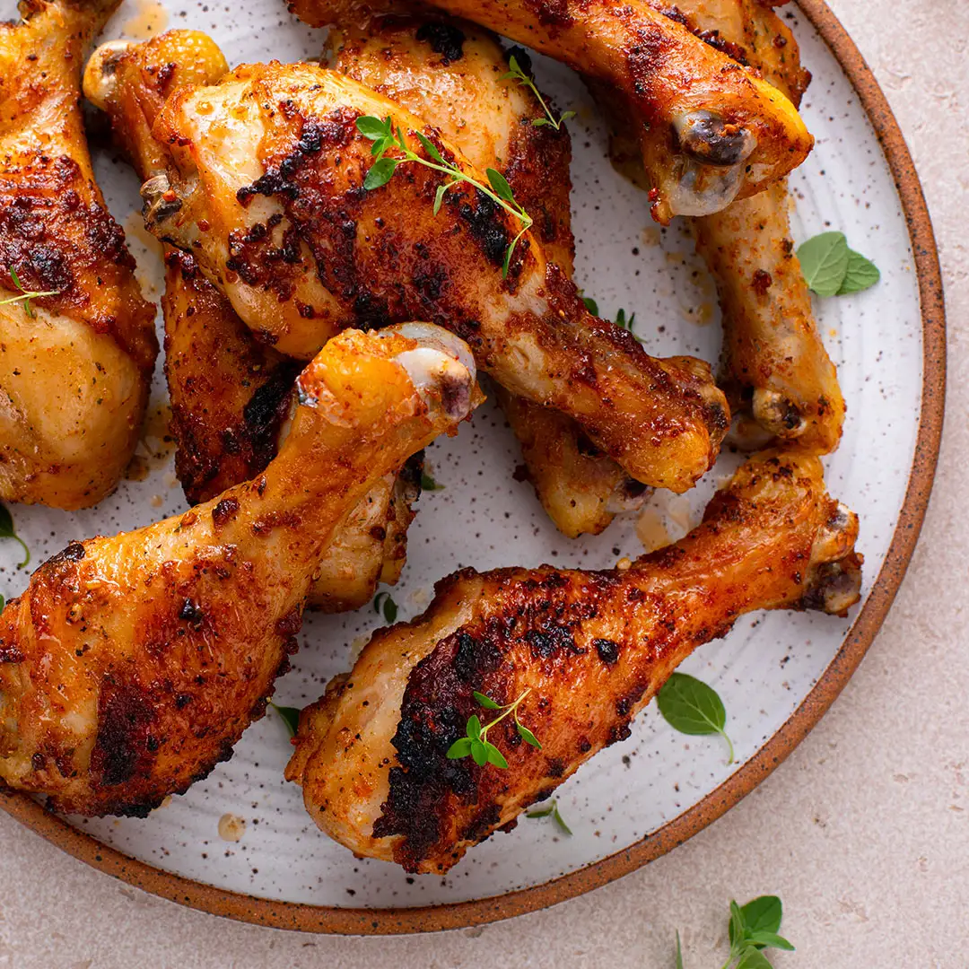 Assiette de pilons de poulet