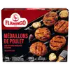 Médaillons de poulet Flamingo avec de vrais morceaux de bacon