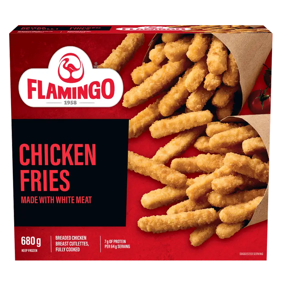 Flamingo chicken fries
