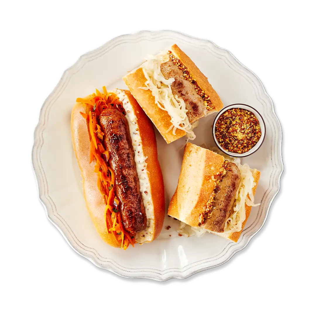 Sandwich au saucisses euro La Fernandière