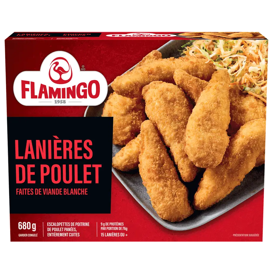 Lanières de poulet Flamingo