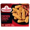 Flamingo chicken strips lightly peppered