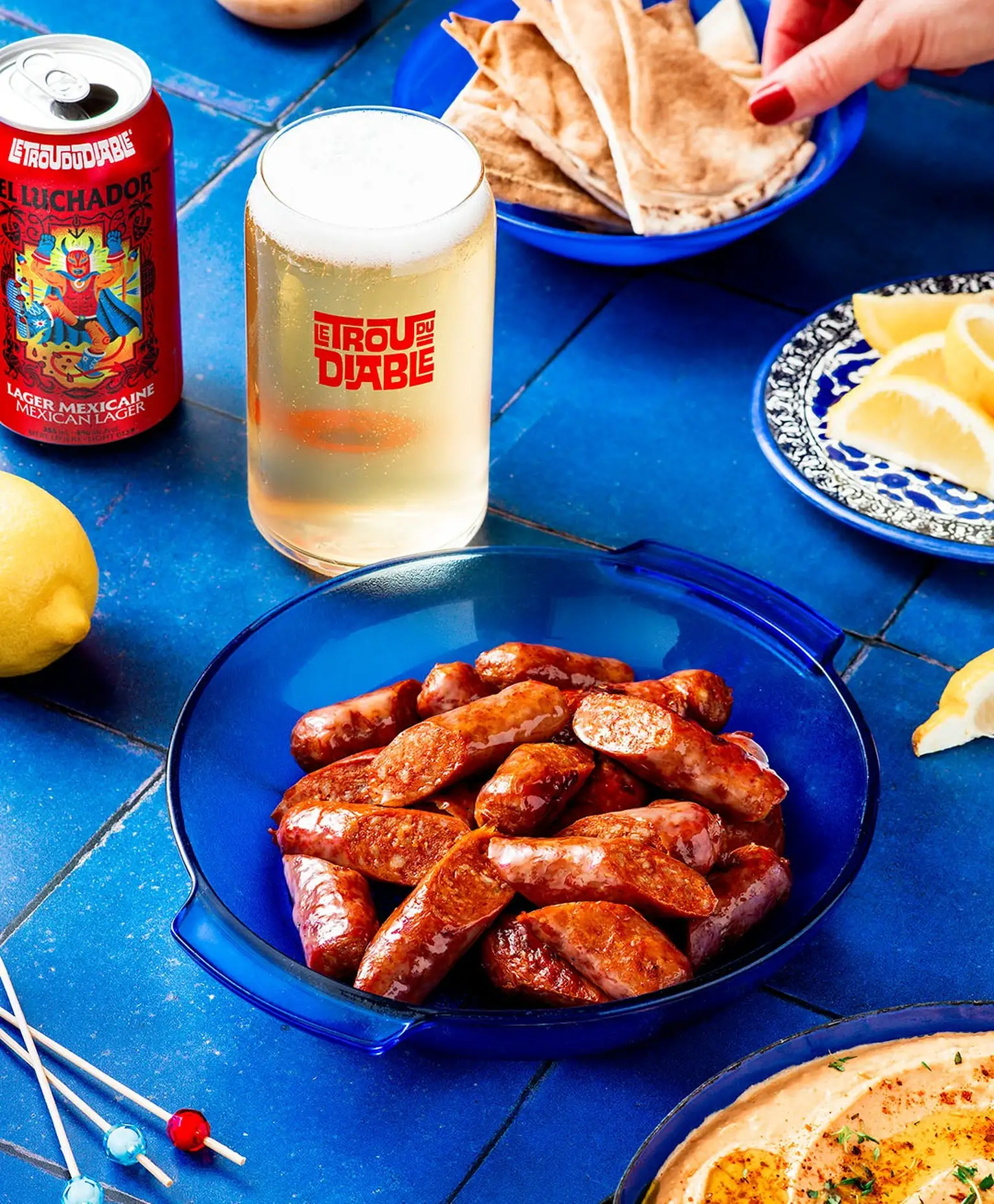 Saucisses merguez La Fernandière x El Luchador Trou du Diable