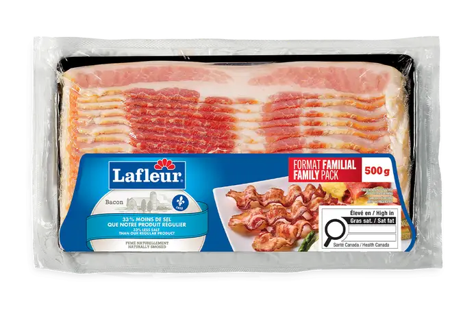 Bacon moins de sel