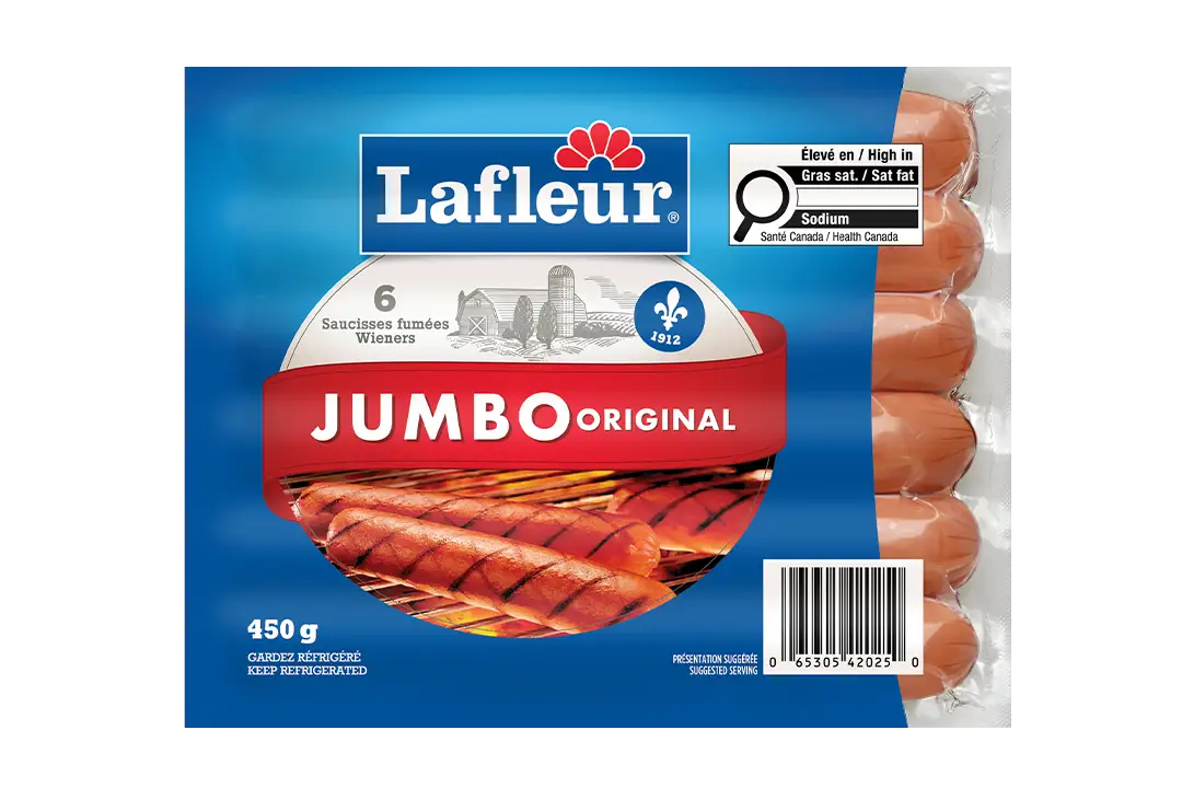 Saucisses fumées jumbo