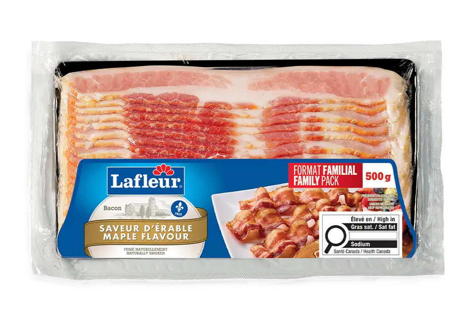 Bacon à la saveur d'érable