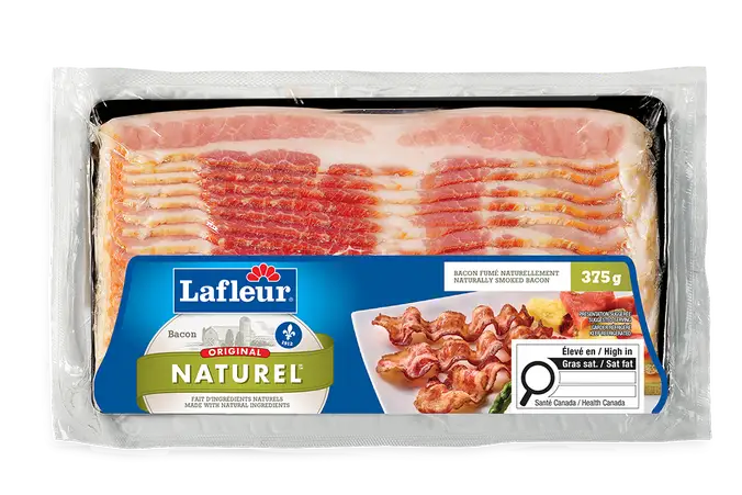 Bacon original ingrédients naturel