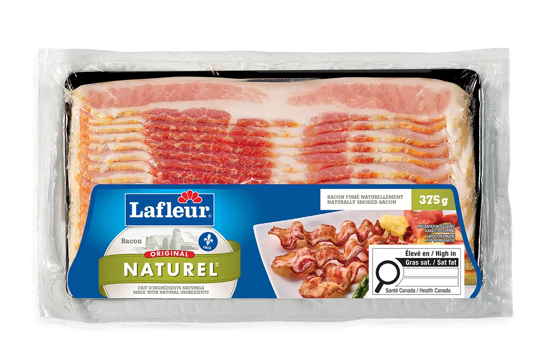 Bacon original ingrédients naturel