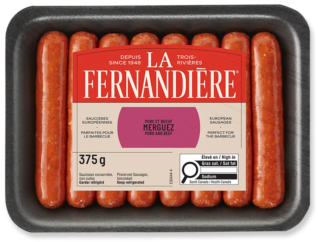 Saucisses signature merguez La Fernandière