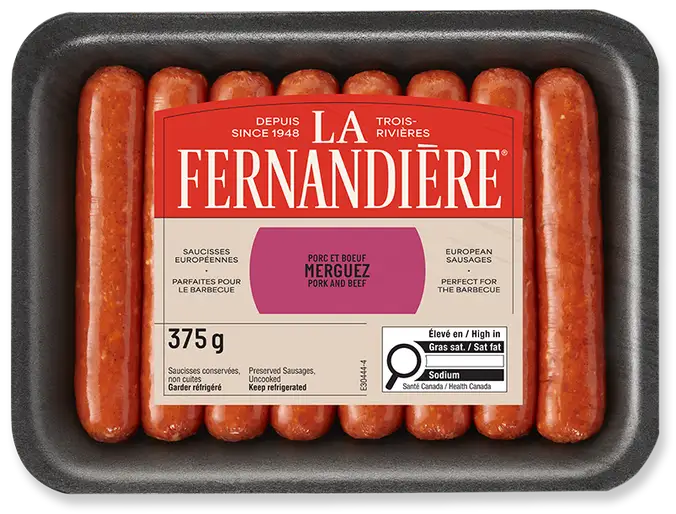 Saucisses signature merguez La Fernandière