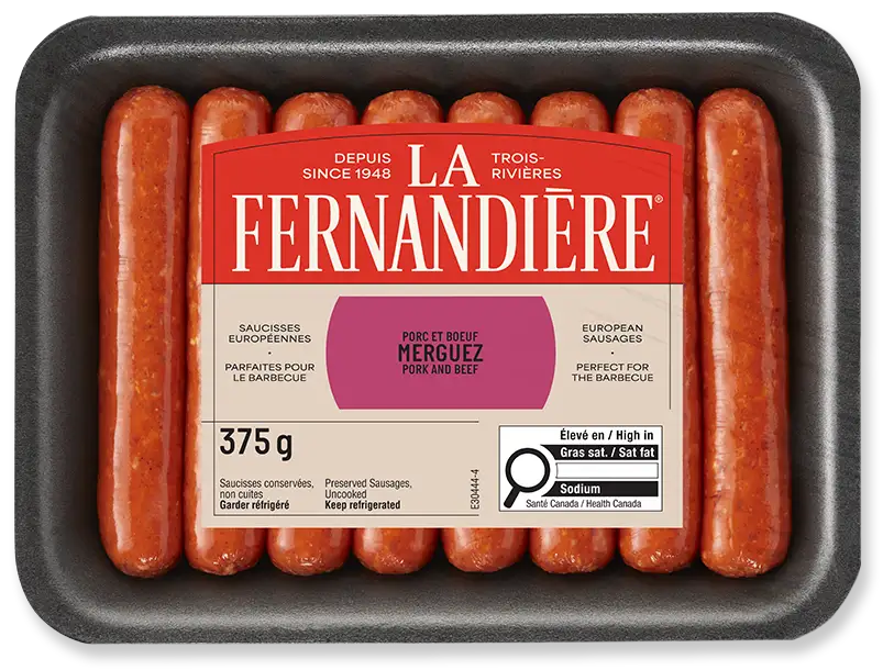Saucisses signature merguez La Fernandière