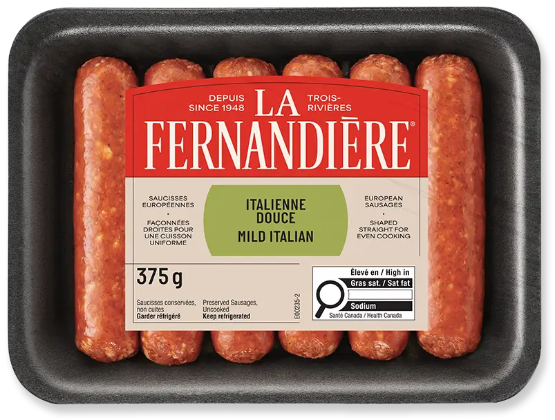 Saucisses signature italienne douce La Fernandière