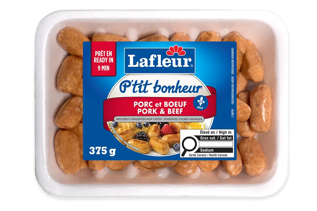 Saucisses cocktail P'tit bonheur porc et boeuf