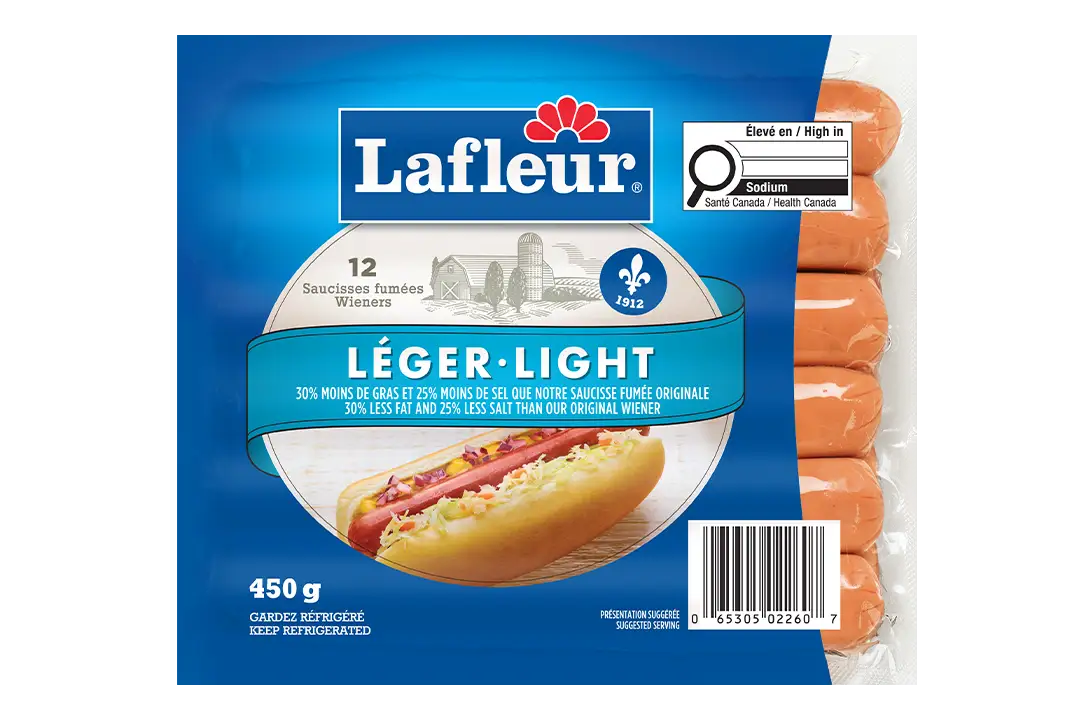 Saucisses fumées légères Lafleur