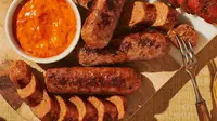 Saucisses La Fernandière avec sauce