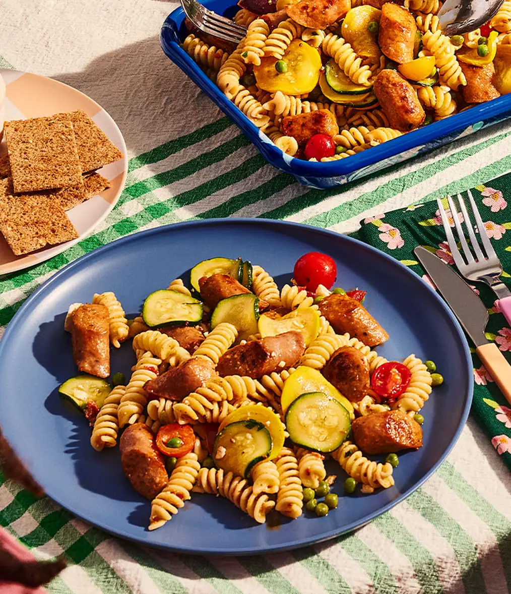 Pâtes avec saucisses La Fernandière