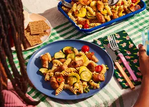 Pâtes avec saucisses La Fernandière