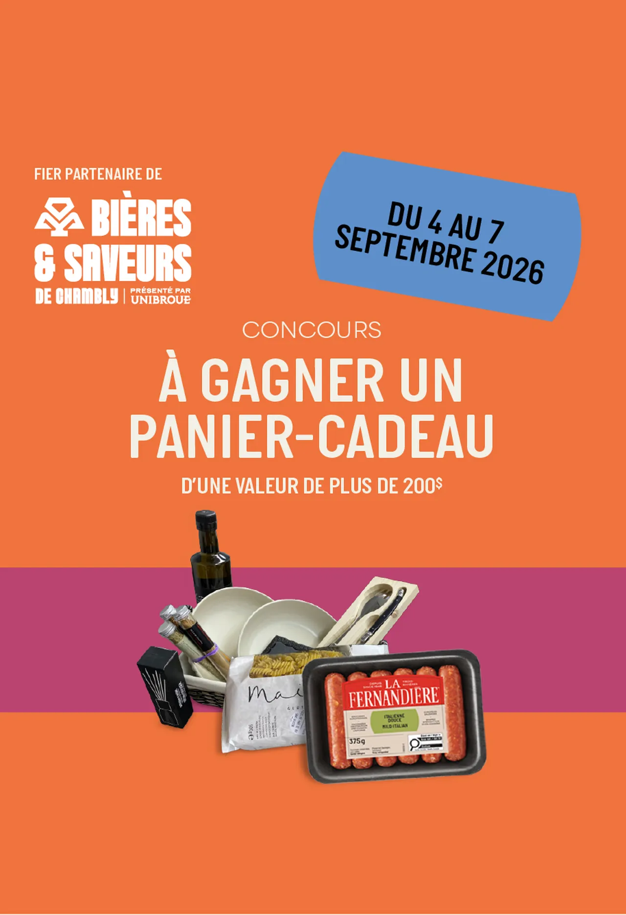 Concours - à gagner un panier-cadeau avec La Fernandière