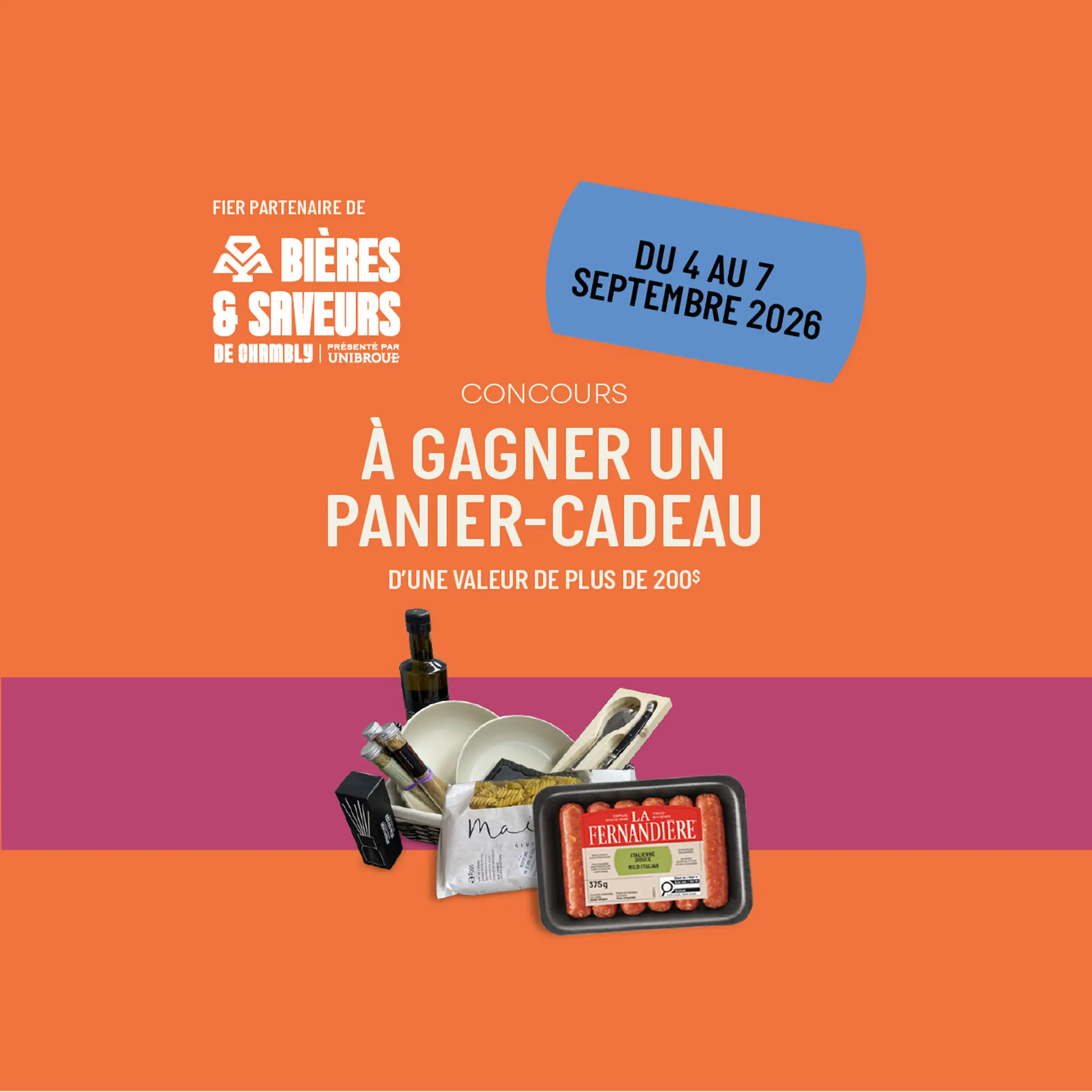 Concours - à gagner un panier-cadeau avec La Fernandière