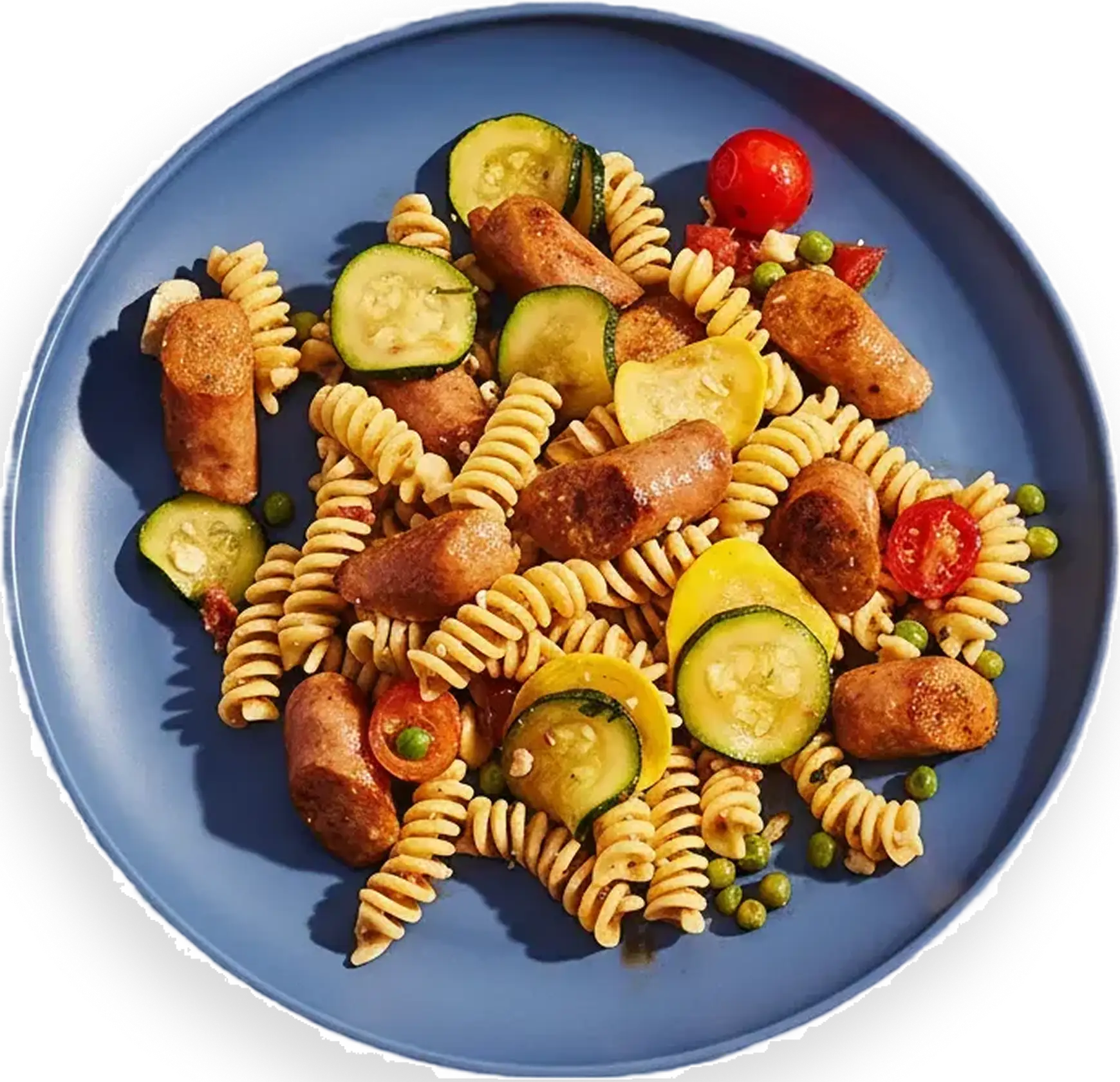 Plat de pâtes avec saucisse La Fernandière