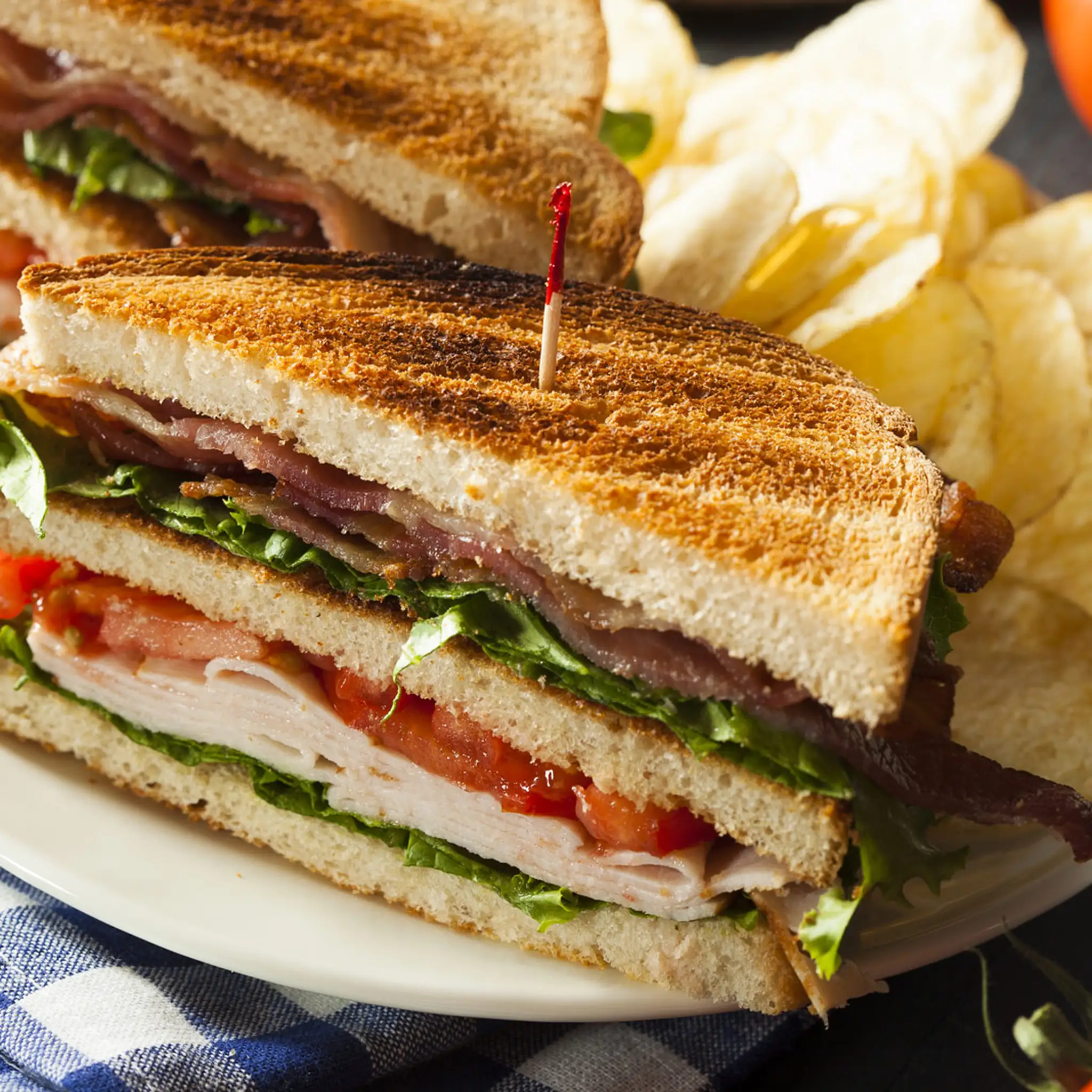 recette de club sandwich bacon et dinde